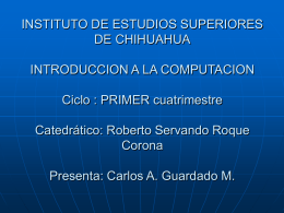 INSTITUTO DE ESTUDIOS SUPERIORES DE CHIHUAHUA …