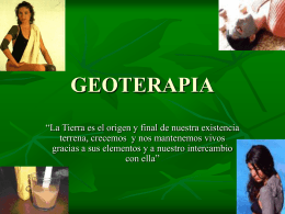 GEOTERAPIA - .:: Universidad Privada Norbert Wiener