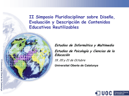Diapositiva 1 - Universitat Oberta de Catalunya (UOC)