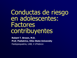 Risk Behaviors in Adolescents: Predisposing Factors