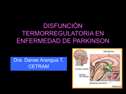 Trstornos termoregulatorios enfermedad de Parkinson