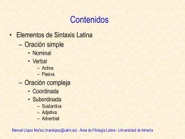 Elementos de Sintaxis Latina