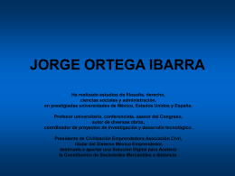 JORGE ORTEGA IBARRA