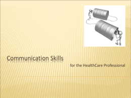 Communication Skills - Mercer County Community …