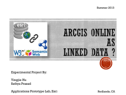 Serving Linked Data on ArcGIS Online