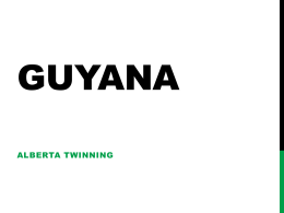 Guyana PowerPoint Presentation