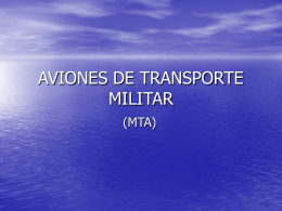 AVIONES DE TRANSPORTE MILITAR - E.T.S.I.A.
