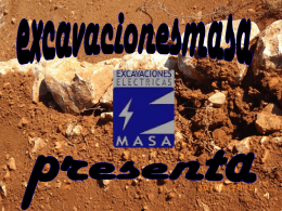 Diapositiva 1 - Excavacion Electricas Masa