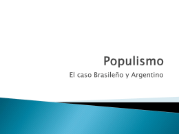 Populismo - .: Colegio Campvs College