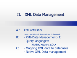 XML in a Nutshell - fu
