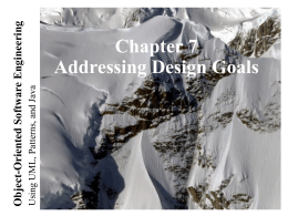 Lecture for Chapter 7, System Design: Addressing Design …