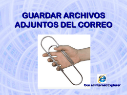 GUARDAR ARCHIVOS ADJUNTOS DEL CORREO