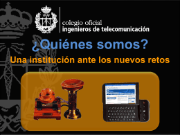 Diapositiva 1 - Colegio Oficial Ingenieros de