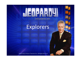 Jeopardy: America’s West - Grafton School District