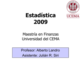 Ejercicios AR - Universidad del CEMA