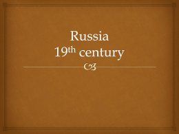 Russia 19th century