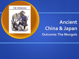 Ancient China & Japan - Eastern Upper Peninsula ISD