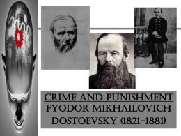CRIME AND PUNISHMENT Fyodor