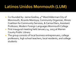Latinos Unidos Monmouth (LUM)
