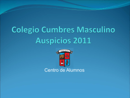 Colegio Cumbres Masculino Auspicios 2010