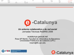 Diapositiva 1 - RedIRIS