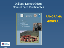 Diapositiva 1 - Democratic Dialogue Network