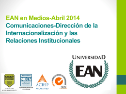EAN en Medios Abril 2014