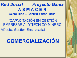 Red Social Proyecto Gama A S M A C E R Cerro Rico