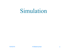 cs533 Simulation