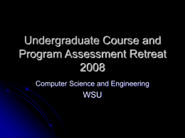 WSU-CSE-Retreat-2008 - Wright State University