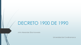 DECRETO 1900 DE 1990