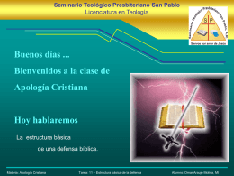 Diapositiva 1 - Presbiterio Peninsualr A.R.