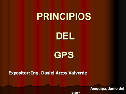 PRINCIPIOS DEL GPS