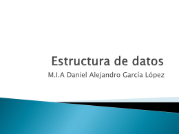 Estructura de datos