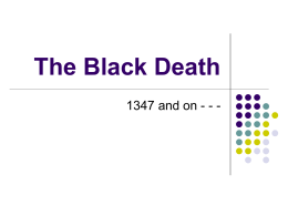 The Black Death - Scandinavian Studies UW