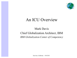 An ICU Overview