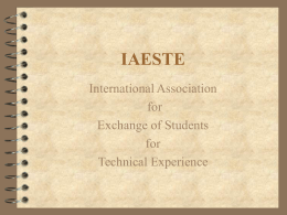 IAESTE - UBC Physics & Astronomy