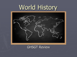 World History - Henry County School District