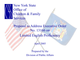 Limited English Proficiency - New York State Office of