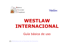 WESTLAW INTERNACIONAL - UCM