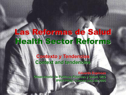 Las Reformas de Salud