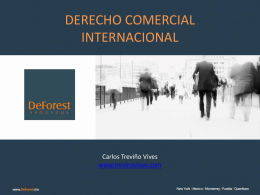 DERECHO COMERCIAL INTERNACIONAL