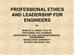 PROFESSION - National Society of Professional Engineers