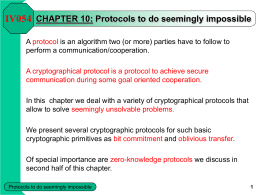 CHAPTER 11 - Protocols to do seemingly impossible