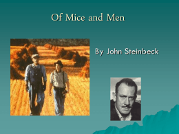 Of Mice and Men - Powerpoint Presentations for teachers