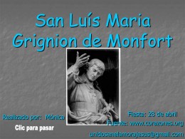 San Luis Maria Grignion de Monfort