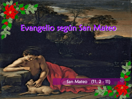 Evangelio San Mateo 11, 2-11