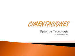 CIMENTACIONES - IES P. Hermenegildo Lanz