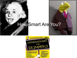 How Smart Are You?