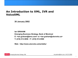 An XML Introduction
